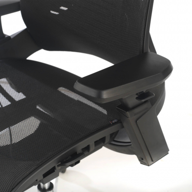 ergonomischer burostuhl schwarz thunder netzstoff 3d verstellbare armlehnen lordosenstutze kopfstutze 10