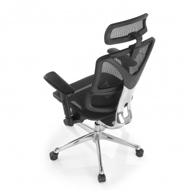 ergonomischer burostuhl schwarz focus netzstoff 3d verstellbare armlehnen lordosenstutze 8