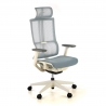 Ergonomischer Bürostuhl mit Kopfstütze Enjoy white, Synchronmechanik