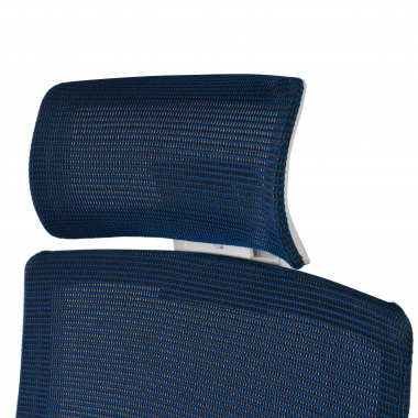 burostuhl weiss blau boston netzstoff 3d verstellbare armlehnen kopfstutze 8