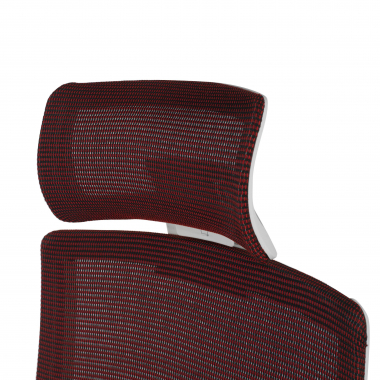 burostuhl weiss rot boston netzstoff 3d verstellbare armlehnen kopfstutze 6