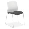 Konferenzstuhl Swing, stapelbar, gepolsterter Sitz 210879 - (Outlet)