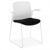 Konferenzstuhl Swing, stapelbar, gepolsterter Sitz 210879 - (Outlet)