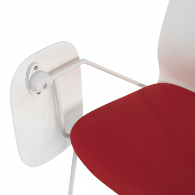 stuhl mit schreibplatte weiss rot stuhl mit schreibplatte stoff ohne armlehnen 7