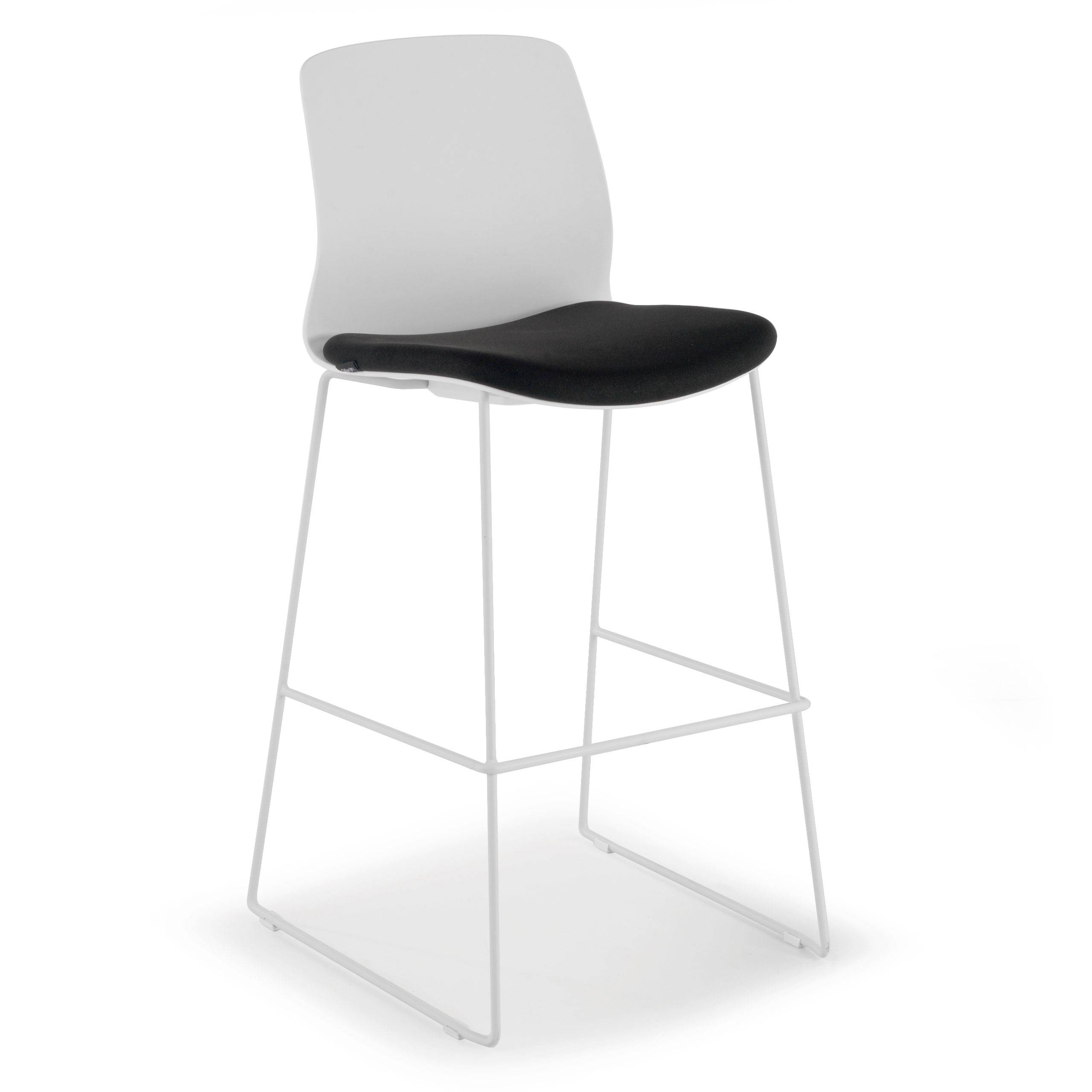 Bürohocker Swing, Elegantes Design, Metallbeine
