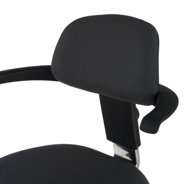 ergonomischer hocker schwarz erghos stoff ohne armlehnen 7