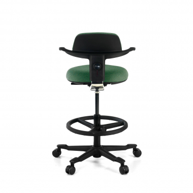 ergonomischer hocker grun erghos stoff ohne armlehnen 7