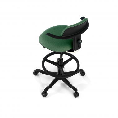 ergonomischer hocker grun erghos stoff ohne armlehnen 9