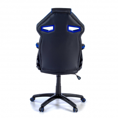 gaming stuhl blau ecopiel kunstleder feste armlehnen 8