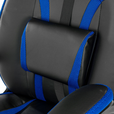 gaming stuhl blau ecopiel kunstleder feste armlehnen 5