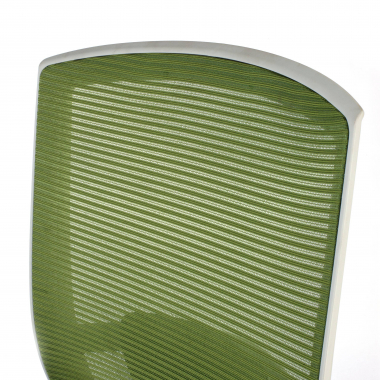 ergonomischer burostuhl weiss grun weisse struktur netzstoff 1d verstellbare armlehnen lordosenstutze 6