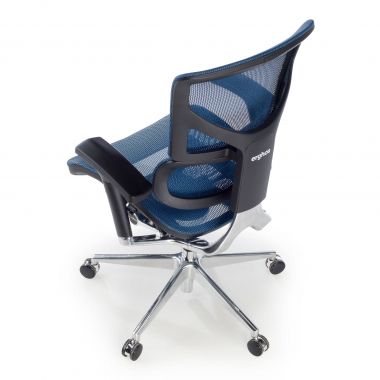 ergonomischer burostuhl blau next2 ohne kopfstutze netzstoff 4d verstellbare armlehnen doppelte lordosenstutze 7