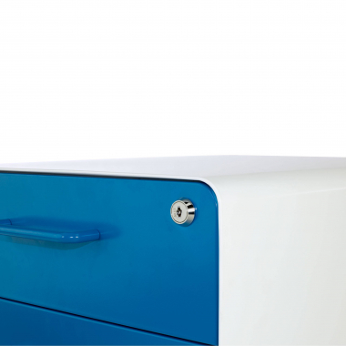 rollcontainer weiss blau zole 5