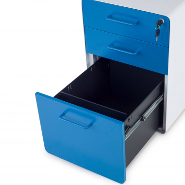 rollcontainer weiss blau zole 6