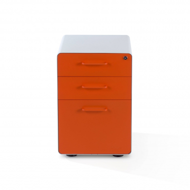 rollcontainer weiss orange zole 3