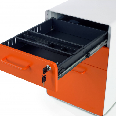 rollcontainer weiss orange zole 8