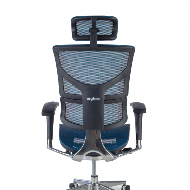ergonomischer burostuhl blau next2 mit kopfstutze netzstoff 4d verstellbare armlehnen lordosenstutze kopfstutze 6
