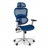 Ergonomischer Bürostuhl Ergocity white, Lendenkissen, 3D-Armlehnen