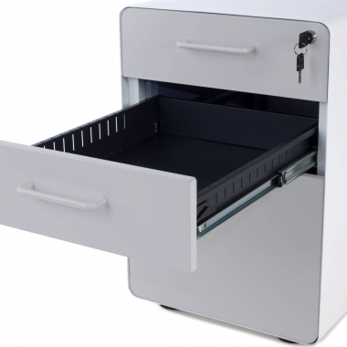 rollcontainer weiss grau zole 6