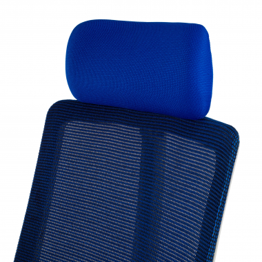 gunstiger burostuhl weiss blau weisse struktur netzstoff 4d verstellbare armlehnen lordosenstutze kopfstutze 12