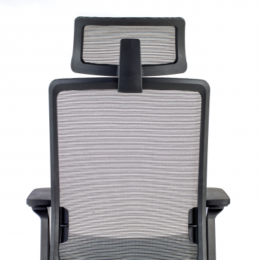 burostuhl schwarz mit kopfstutze netzstoff 4d verstellbare armlehnen lordosenstutze kopfstutze 5