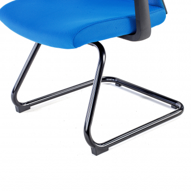 konferenzstuhl blau vertraulichkeitsstuhl netzstoff feste armlehnen 9
