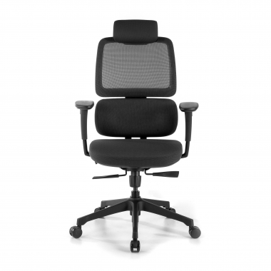 ergonomischer burostuhl schwarz bjorg netzstoff 3d verstellbare armlehnen lordosenstutze kopfstutze 3
