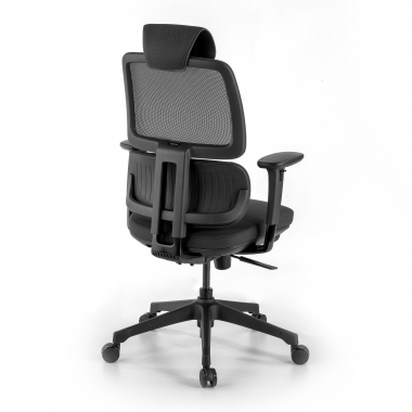 ergonomischer burostuhl schwarz bjorg netzstoff 3d verstellbare armlehnen lordosenstutze kopfstutze 6