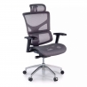 Luxus Bürostuhl Ergonomisch Next1, Netzstoff mit Kopfstütze in