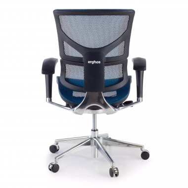 ergonomischer burostuhl blau next2 ohne kopfstutze netzstoff 4d verstellbare armlehnen doppelte lordosenstutze 6