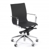 Design Bürostuhl Brenton, Stahlrahmen, niedrige Rückenlehne 210855 - (Outlet)