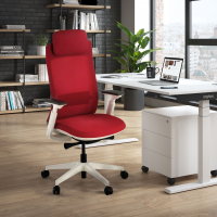 Ergonomischer Bürostuhl Intouch white, vollständig einstellbar