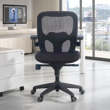 ergonomischer burostuhl schwarz burostuhl netzstoff bewegliche armlehnen lordosenstutze 2