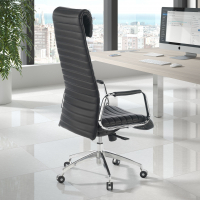 Design Bürostuhl Tower, mit Kopfstütze, Kunstleder