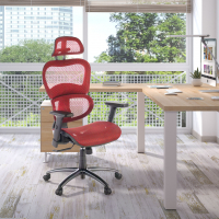 Ergonomischer Bürostuhl Ergocity, Lendenkissen, 3D-Armlehnen
