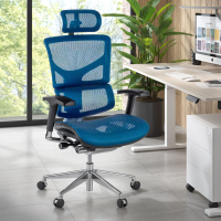 Ergonomischer Bürostuhl Next2, Netzstoff, mit Kopfstütze