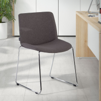 Besprechungsstuhl Flow, ergonomische Rückenlehne