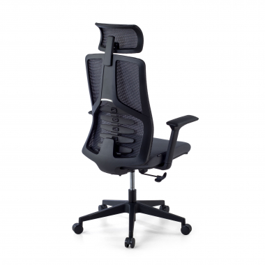 ergonomischer burostuhl grau quick netzstoff 3d verstellbare armlehnen lordosenstutze kopfstutze 5