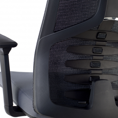 ergonomischer burostuhl grau quick netzstoff 3d verstellbare armlehnen lordosenstutze kopfstutze 6