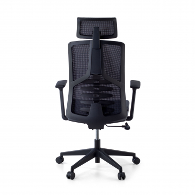 ergonomischer burostuhl grau quick netzstoff 3d verstellbare armlehnen lordosenstutze kopfstutze 8