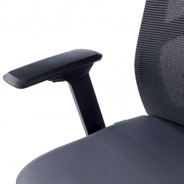 ergonomischer burostuhl grau quick netzstoff 3d verstellbare armlehnen lordosenstutze kopfstutze 9