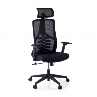 ergonomischer burostuhl schwarz quick netzstoff 3d verstellbare armlehnen lordosenstutze kopfstutze 1