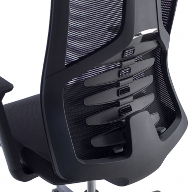ergonomischer burostuhl schwarz quick netzstoff 3d verstellbare armlehnen lordosenstutze kopfstutze 7