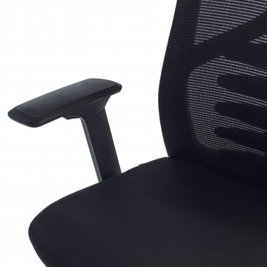 ergonomischer burostuhl schwarz quick netzstoff 3d verstellbare armlehnen lordosenstutze kopfstutze 9