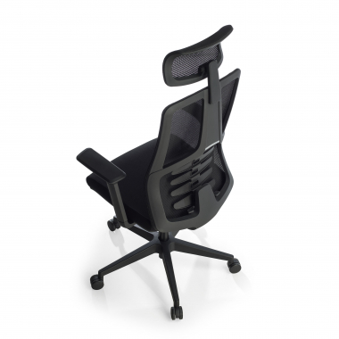 ergonomischer burostuhl schwarz quick netzstoff 3d verstellbare armlehnen lordosenstutze kopfstutze 10