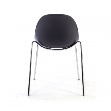 konferenzstuhl schwarz 4 fusse kunststoff ohne armlehnen 6