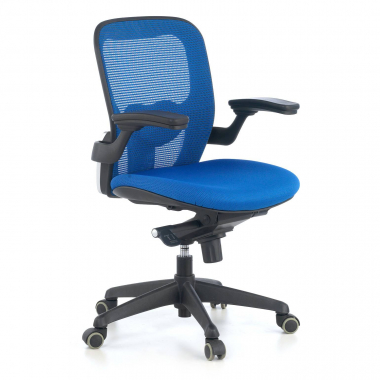 ergonomischer burostuhl blau burostuhl netzstoff bewegliche armlehnen lordosenstutze 1
