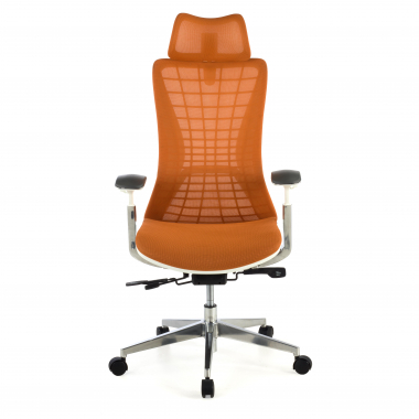 ergonomischer burostuhl orange miller netzstoff 3d verstellbare armlehnen 3