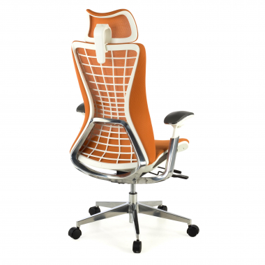 ergonomischer burostuhl orange miller netzstoff 3d verstellbare armlehnen 5