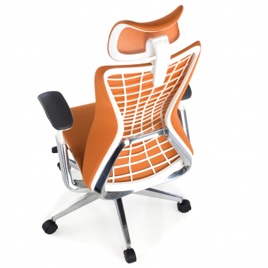 ergonomischer burostuhl orange miller netzstoff 3d verstellbare armlehnen 7